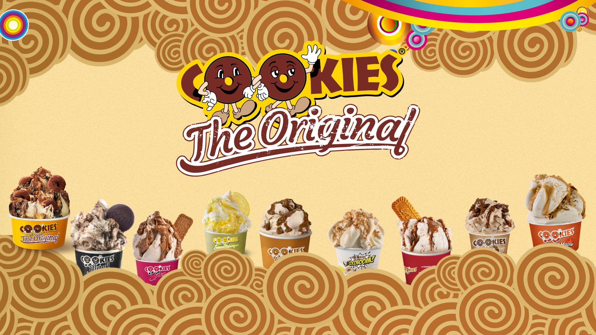 COOKIES THE ORIGINAL: since 2001, an indispensable classic in every gelato parlour.